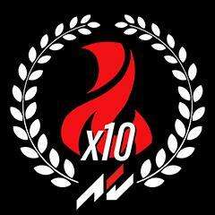 10 laps in Hotlap mode